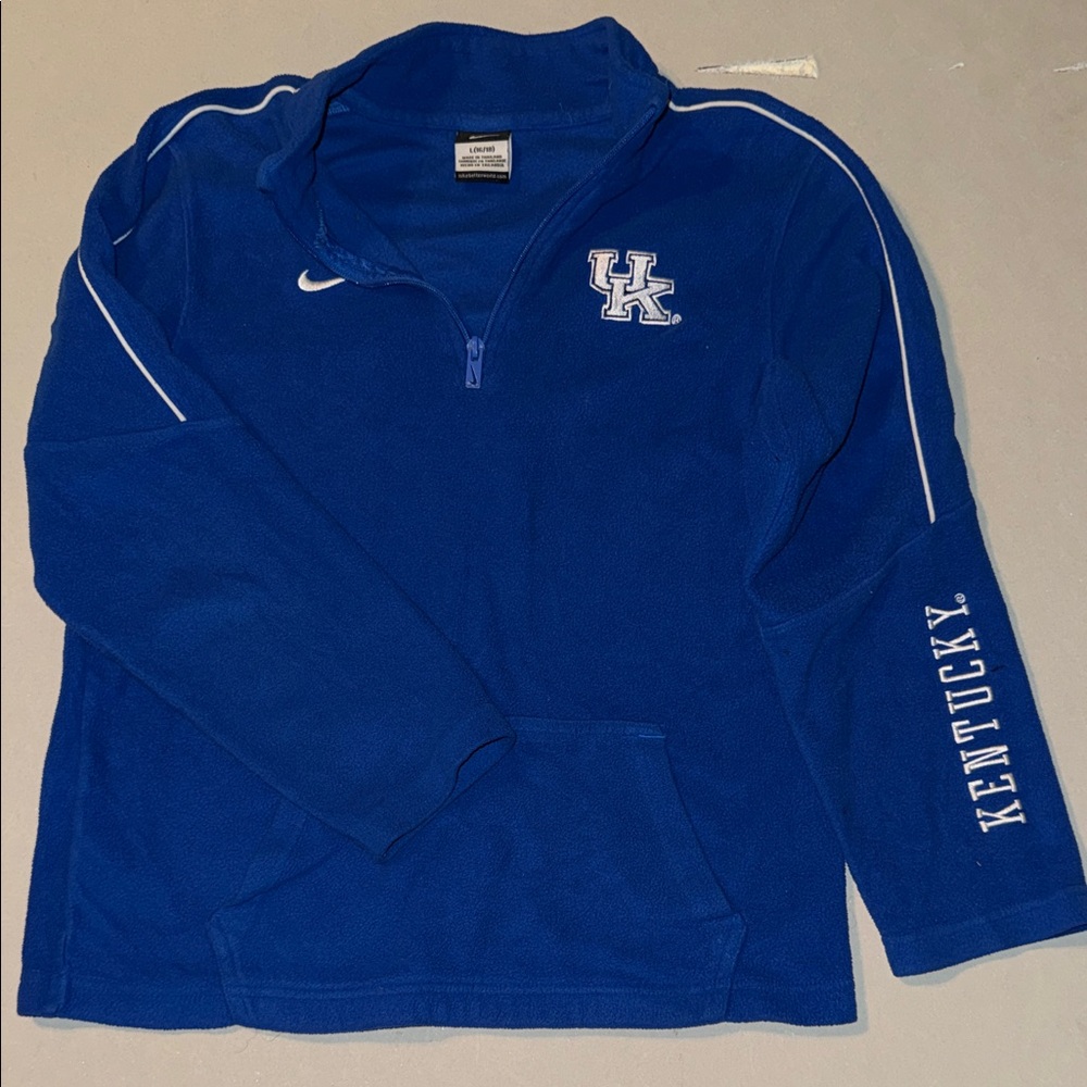 Nike Royal Blue Kentucky Quarter-Zip Pullover